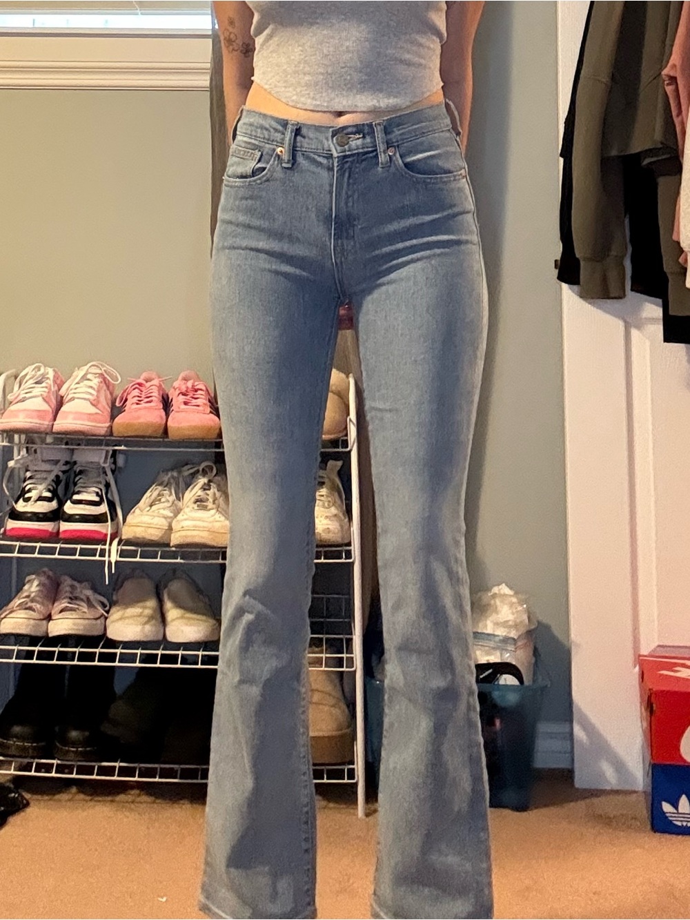 GAP Bootcut Denim Jeans in Light Blue size 0/25